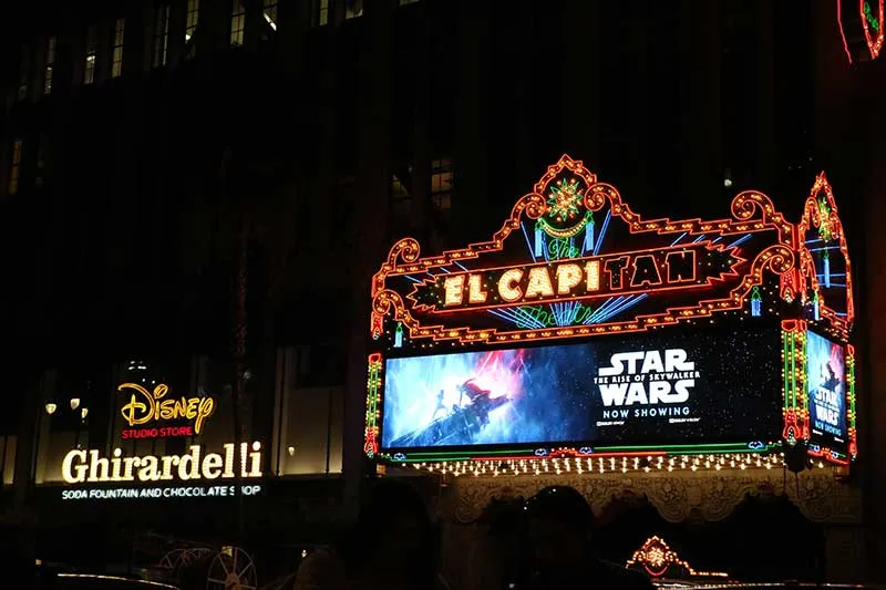El Capitan Theater on Hollywood Blvd. tour