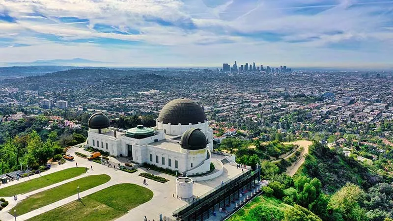 Griffith Observatory overlooking Hollywood
