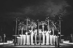 LACMA street lights