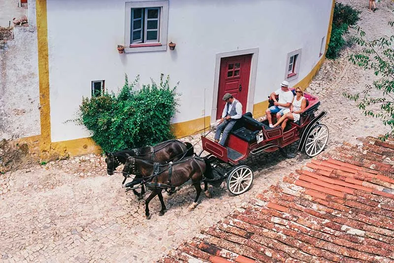 Image of tour operator with horse and carriage